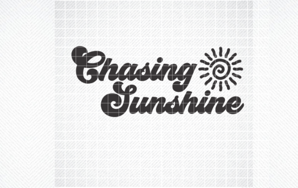 CHASING SUNSHINE SVG for Embroidery Projects