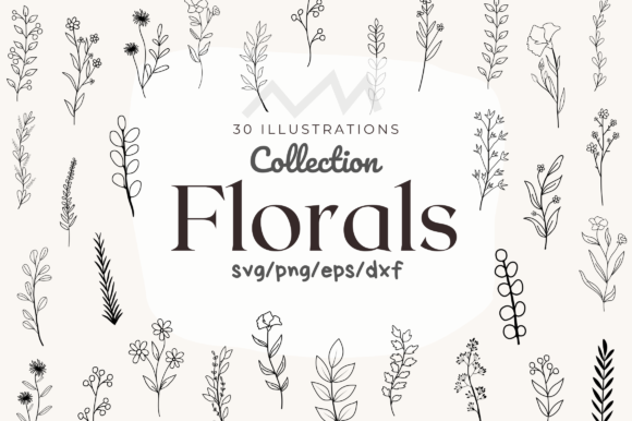 Floral SVG Bundle for Crafts and Graphics