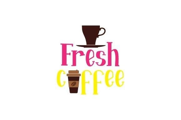 Fresh Coffee Graphics for Crafts and Merchandise