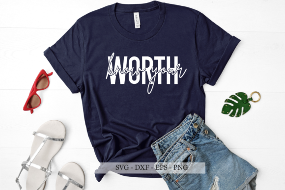 Know Your Worth SVG for Modern Graphics and Crafts