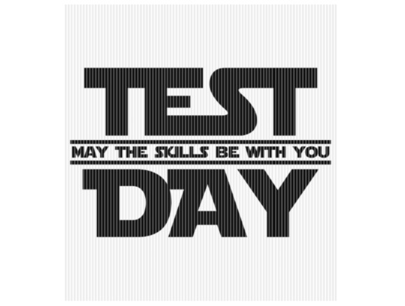 Test Day Quote Graphic for Crafts and Graphics Projects